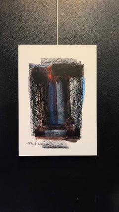 Soul Faces n°15 by Gilbert Pauli - Pastel on paper 30x42 cm