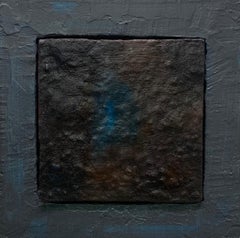 Fahnen des Friedens n°44 von Gilbert Pauli - Ölgemälde 18x18 cm