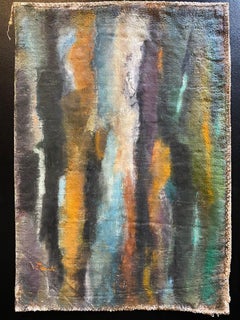 "Juger" by Gilbert Pauli - Oil on burlap 68x98 cm