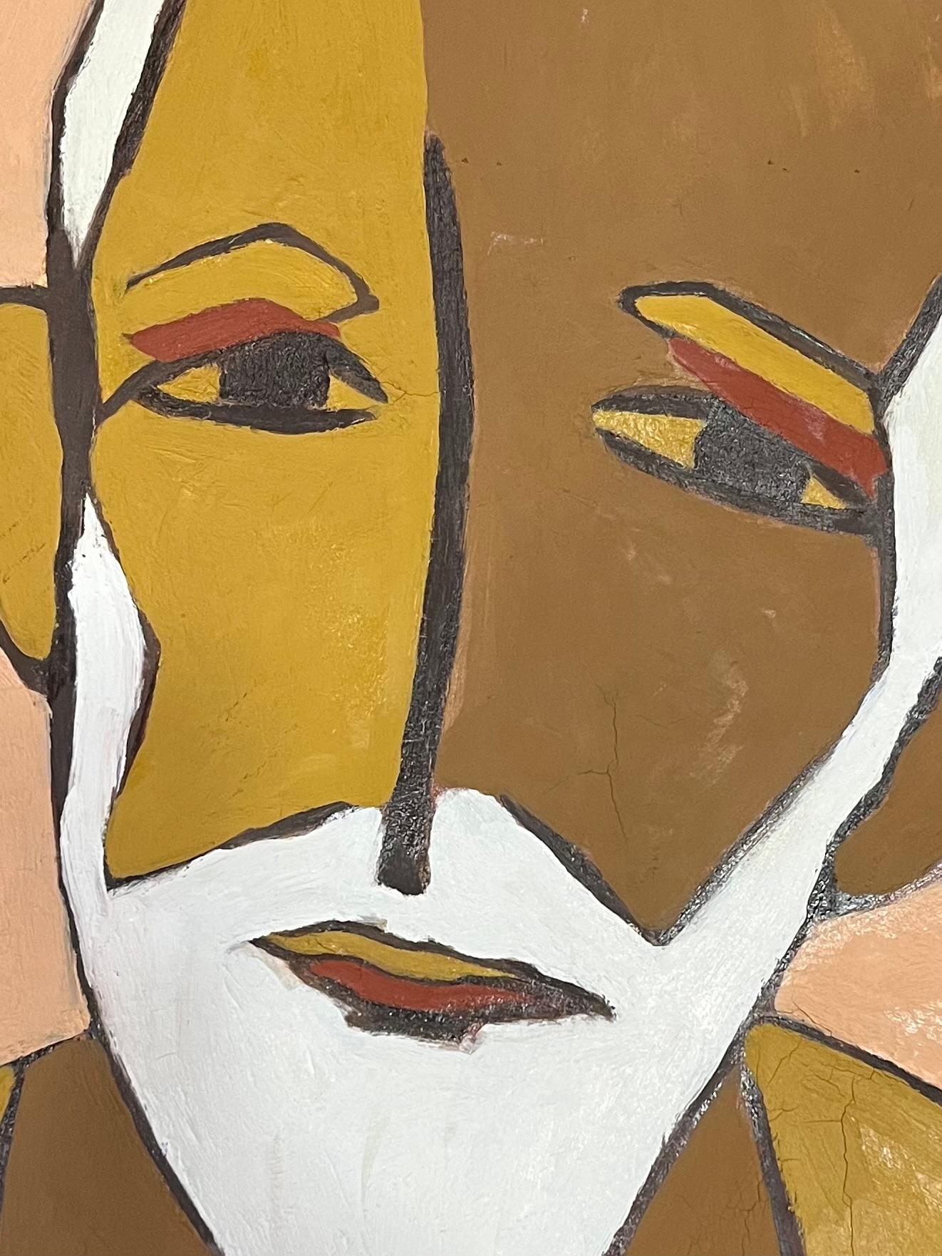 L'Abbé Pierre par Gilbert Pauli - Huile sur toile 33x46 cm en vente 5