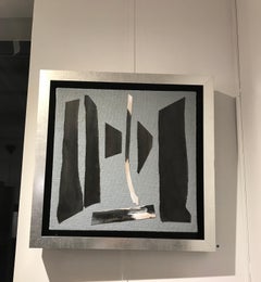 The soul of the forest n°7 by Gilbert Pauli - Acrylic and wood 41x41 cm