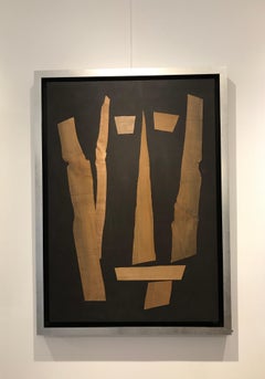 The soul of the forest n°13 by Gilbert Pauli - acrylic and wood 100x70 cm