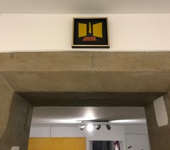 L'anima della foresta n°16 di Gilbert Pauli - Acrilico e legno 18x20 cm