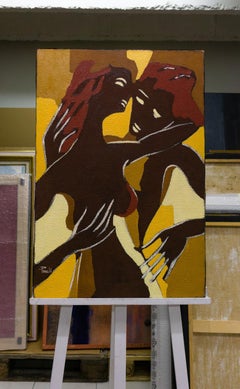 Love by Gilbert Pauli - Oil on canvas 81x55 cm