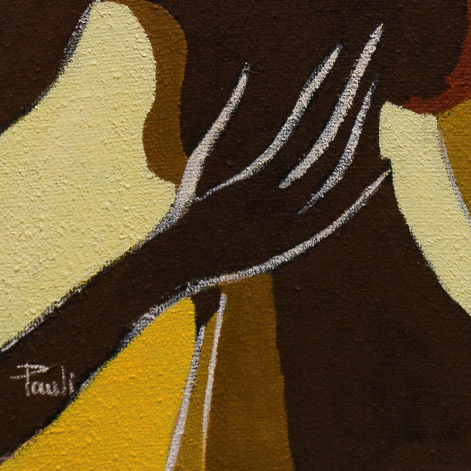 Love von Gilbert Pauli – Öl auf Leinwand 81x55 cm im Angebot 3