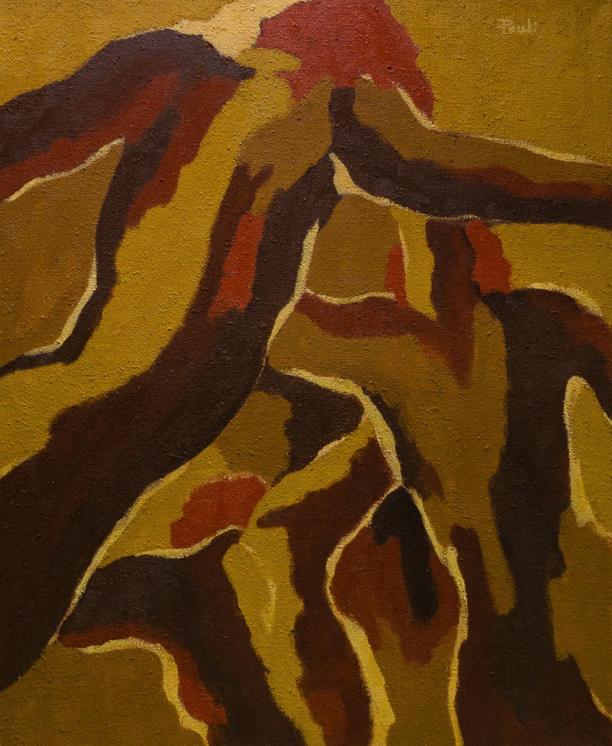 The right Larron by Gilbert Pauli - Oil on canvas 100x81 cm