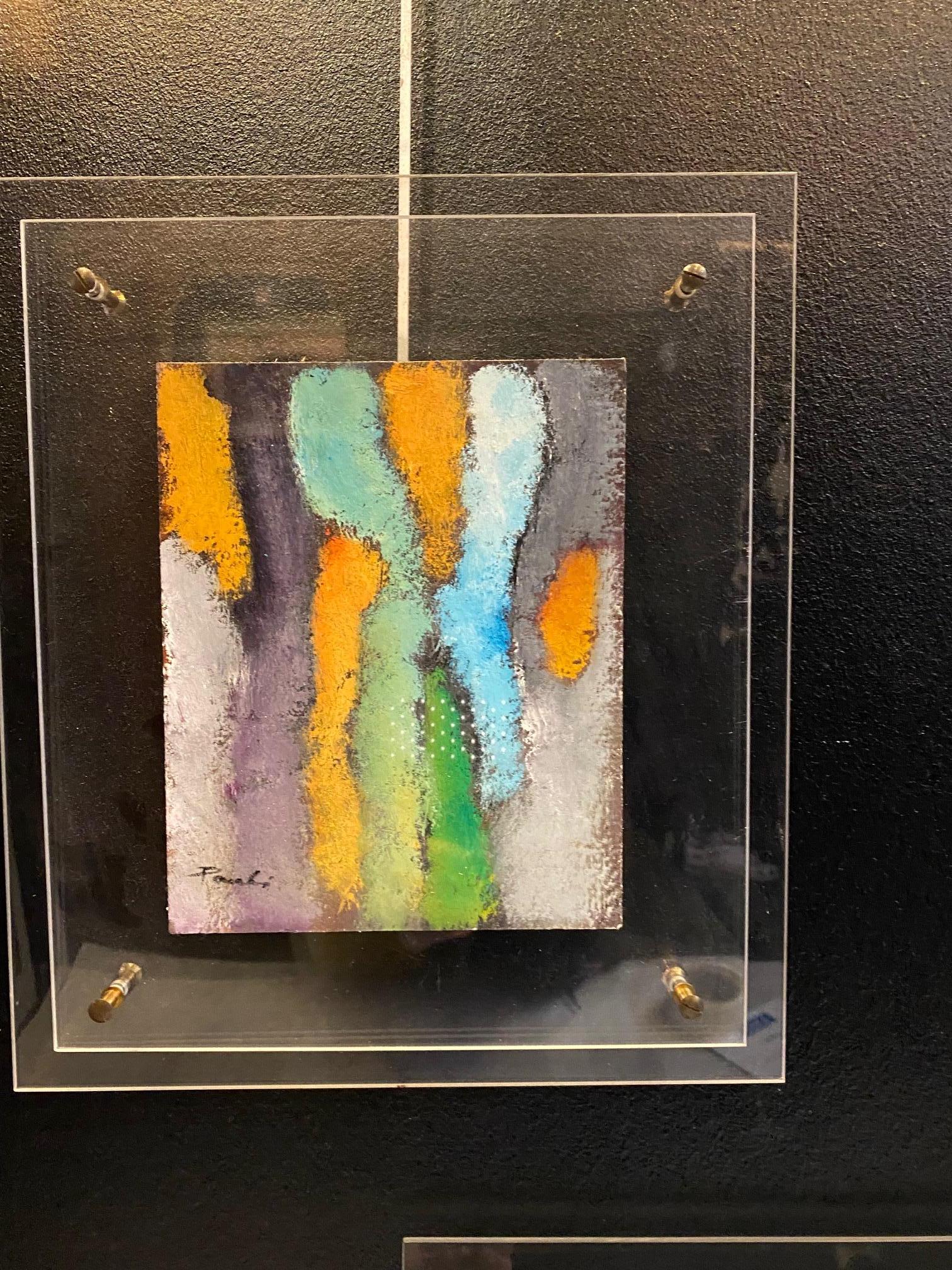 „Mimer“ von Gilbert Pauli - Öl auf Leinwand 19x23 cm im Angebot 2