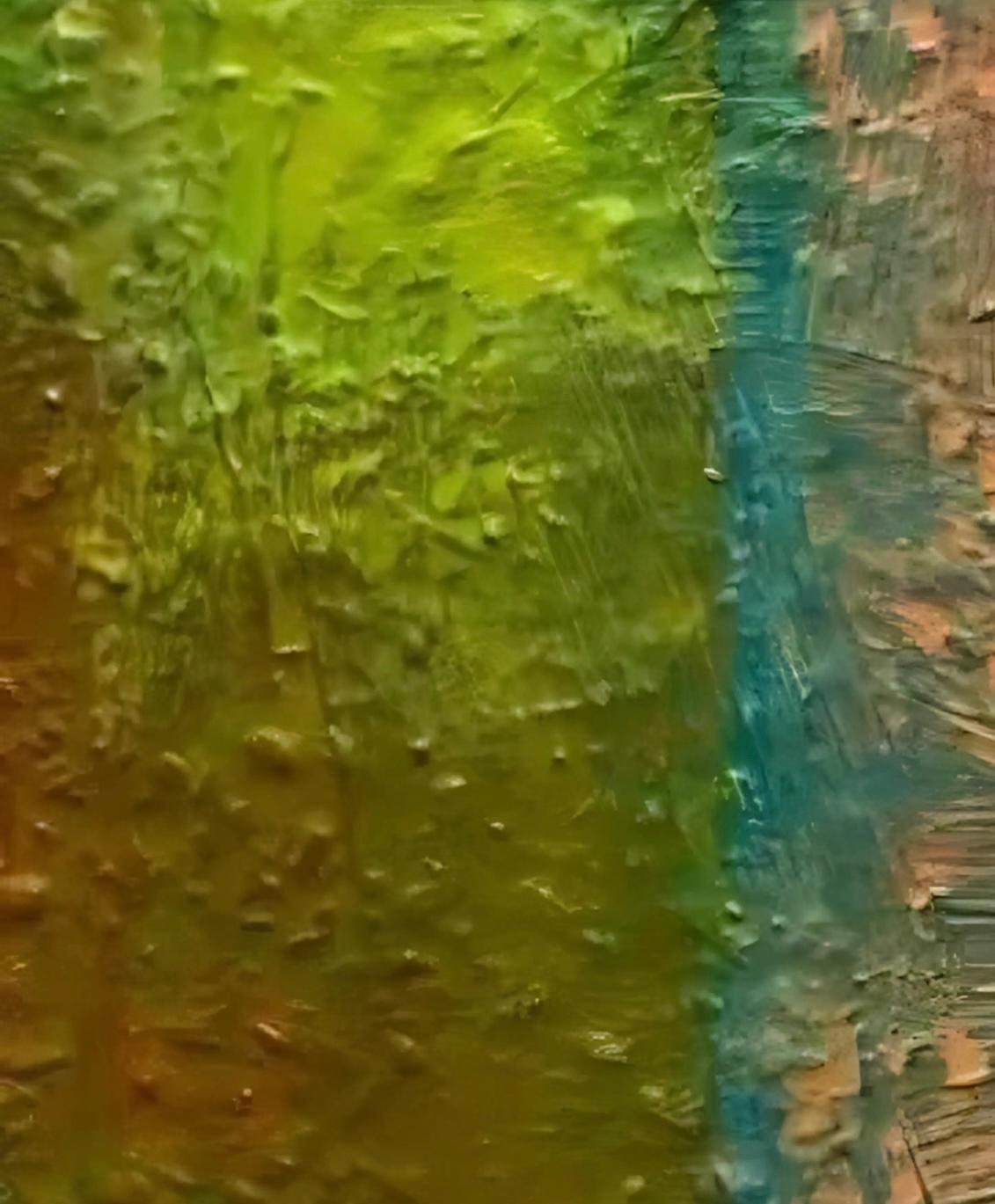 Olia di Gilbert Pauli - Pittura acrilica su carta 27x39 cm in vendita 5