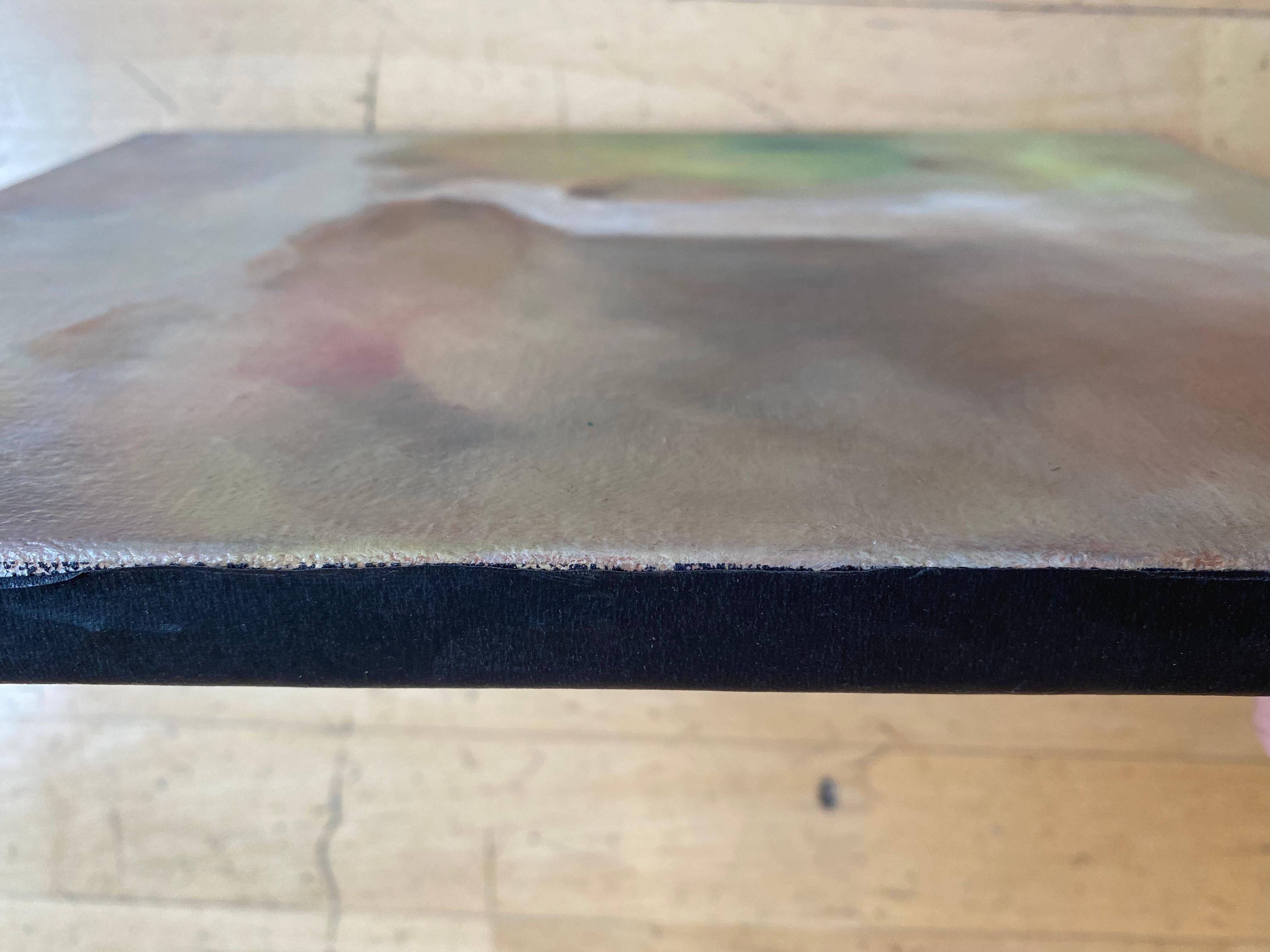 Cascade au pastel de Gilbert Pauli - Huile sur toile 27x35 cm en vente 4