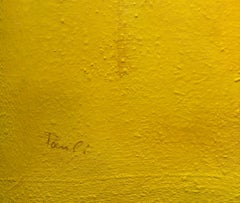 Drapeaux de la paix n°33 de Gilbert Pauli - Huile sur toile 135x100