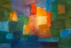 "Perpétuer" de Gilbert Pauli - Huile sur toile de jute 68x98 cm