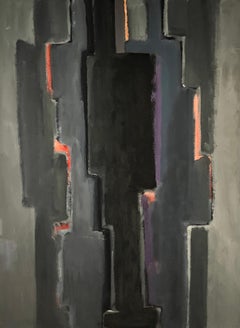 "Présence" Collection - N°1 by Gilbert Pauli - Acrylic on Jute - 110x150 cm