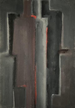 Sammlung "Présence" - N°10 von Gilbert Pauli - Acryl auf Jute - 100x70 cm