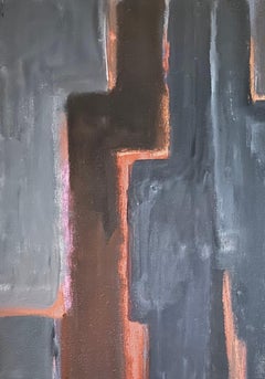 "The Collective - N°2 de Gilbert Pauli - Acrylique sur toile de jute - 110x150 cm