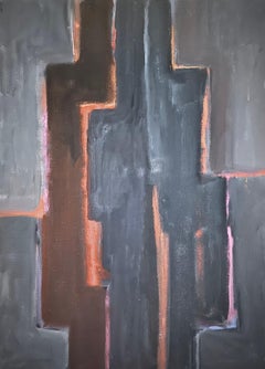 Colección "Présence" - N°2 de Gilbert Pauli - Acrílico sobre yute - 110x150 cm