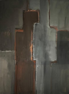 "Présence" Collection - N°3 by Gilbert Pauli - Acrylic on Jute - 110x150 cm