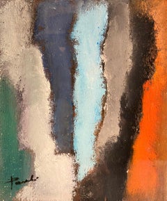 "Rassembler" de Gilbert Pauli - Óleo sobre lienzo 19x23 cm
