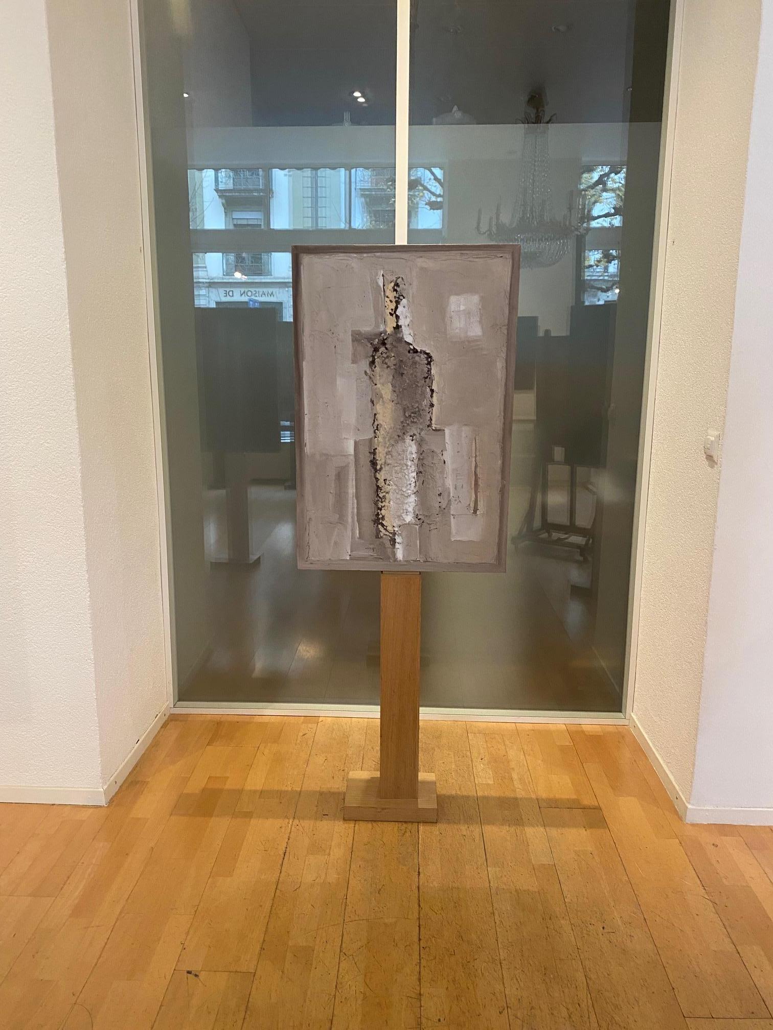 Art in motion n°14 di Gilbert Pauli - Scultura in cemento 64x96 cm in vendita 7