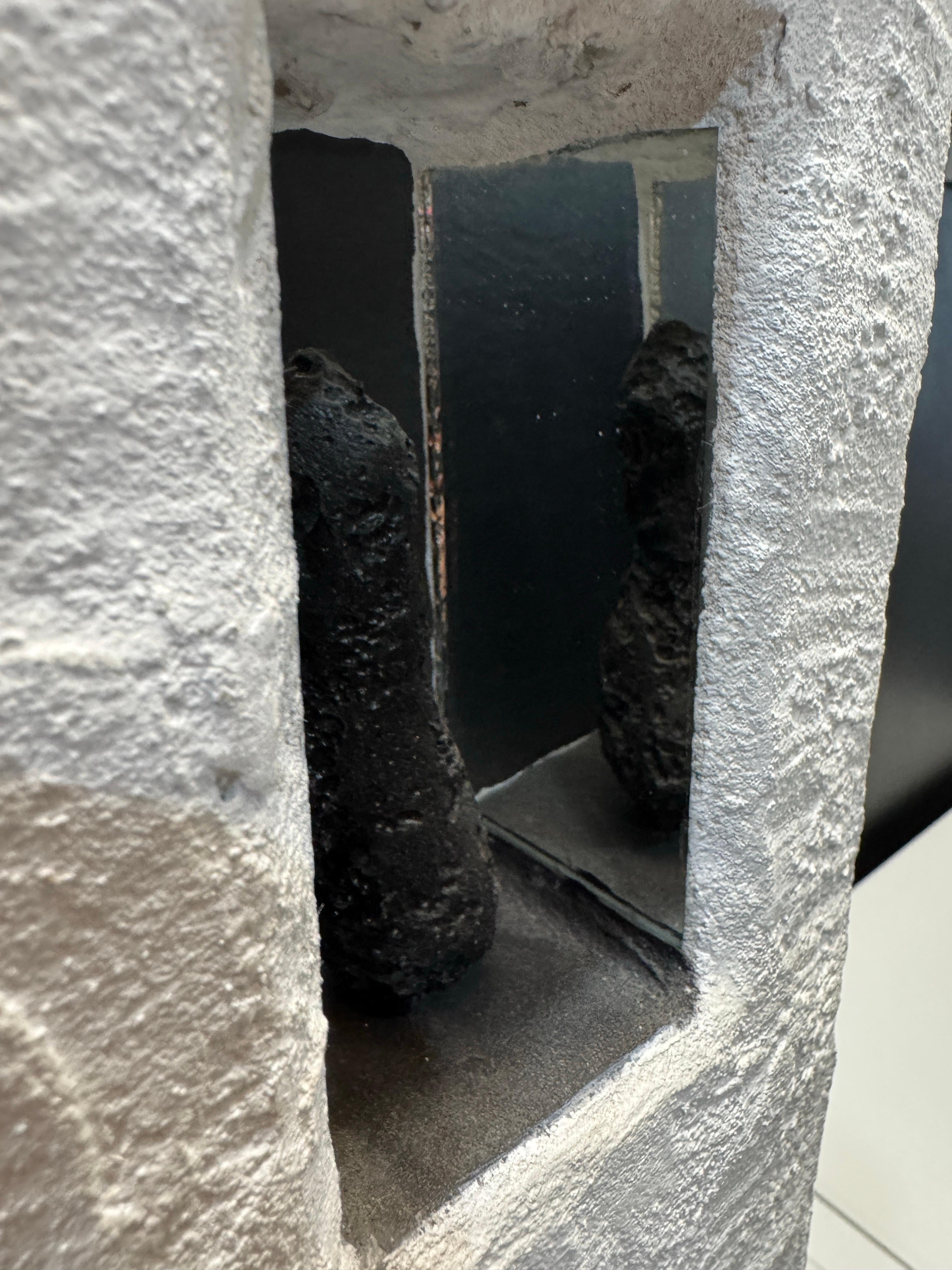 Tektite - Black Abstract Sculpture by Gilbert Pauli