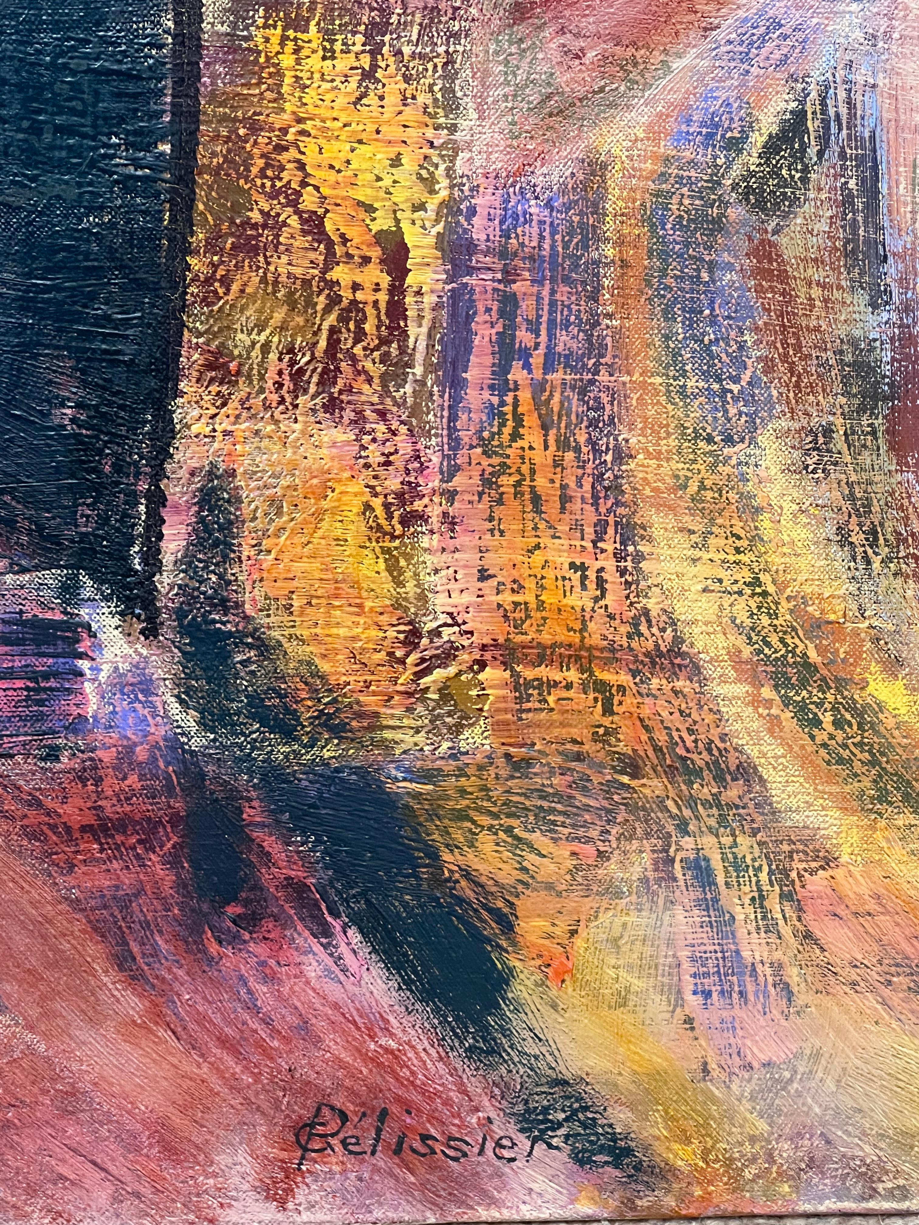 Composizione espressionista astratta
firmato da Gilbert Pelissier (francese, nato nel 1924)
dipinto a olio su tela, senza cornice
dimensioni della tela: 39 x 39,5 pollici
Inscritto sul verso
condizioni: complessivamente molto buone, alcuni lievi
