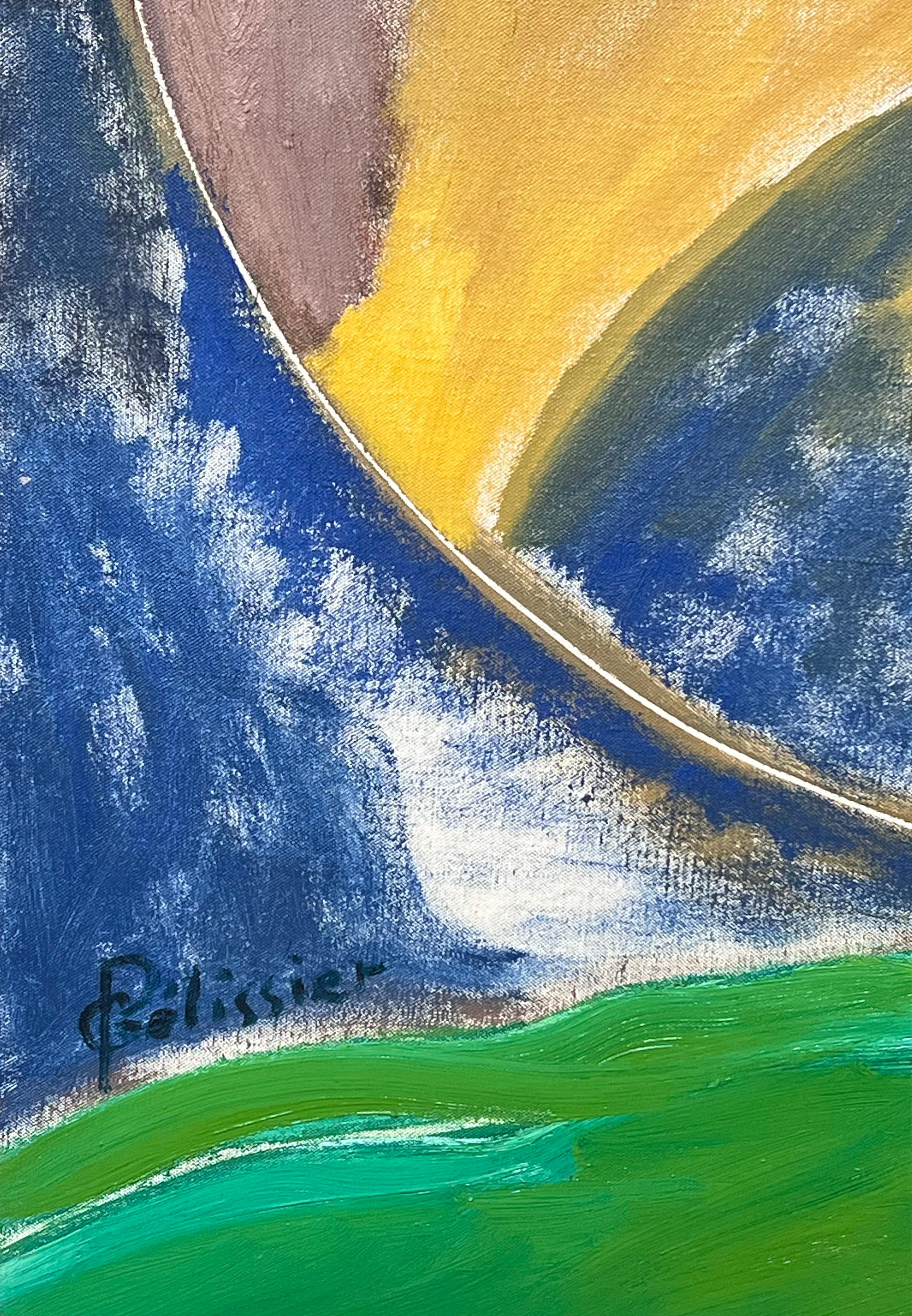 Composizione espressionista astratta
firmato da Gilbert Pelissier (francese, nato nel 1924)
dipinto a olio su tela, senza cornice
dimensioni della tela: 35 x 45,75 pollici
condizioni: complessivamente molto buone, alcuni lievi graffi superficiali