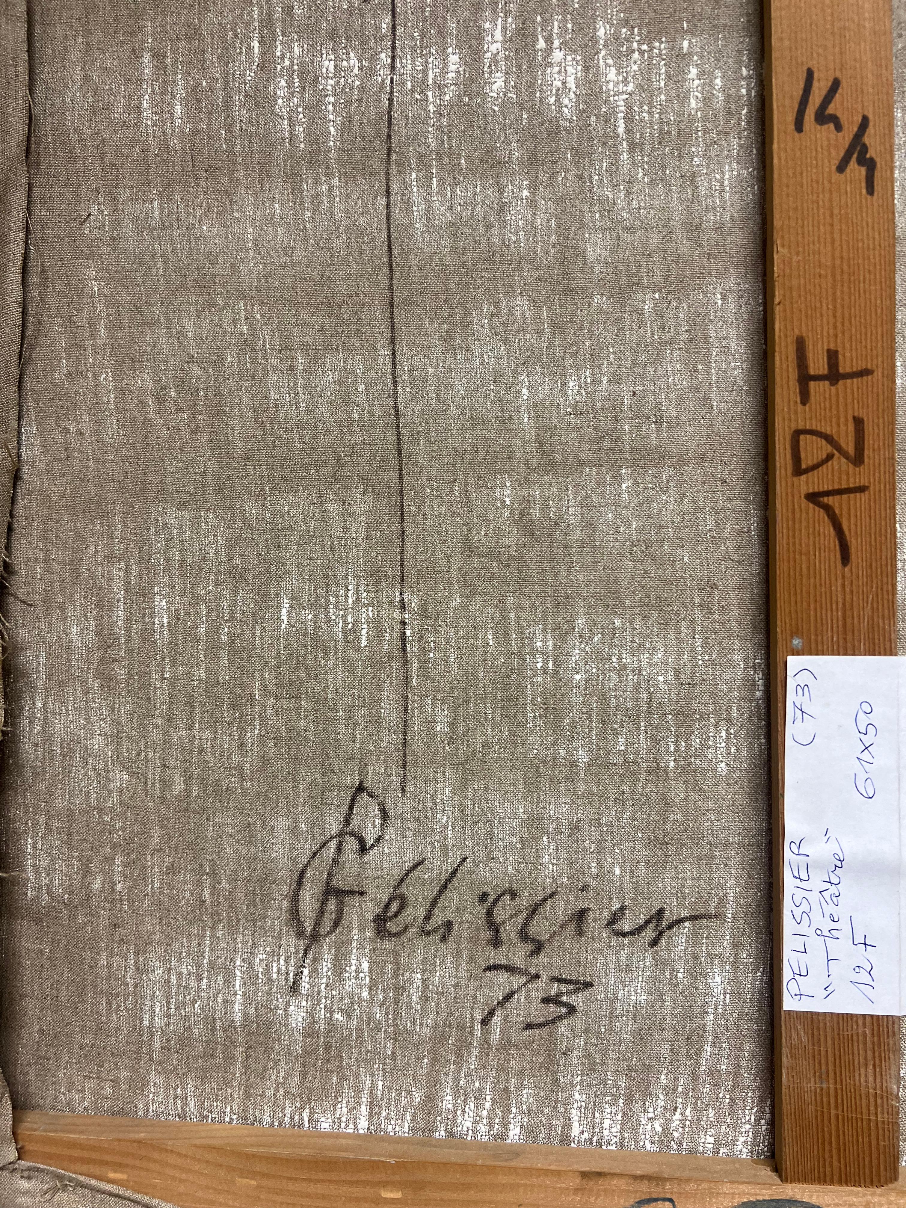Pittura astratta francese degli anni '70 su tela, firmata e datata in vendita 5