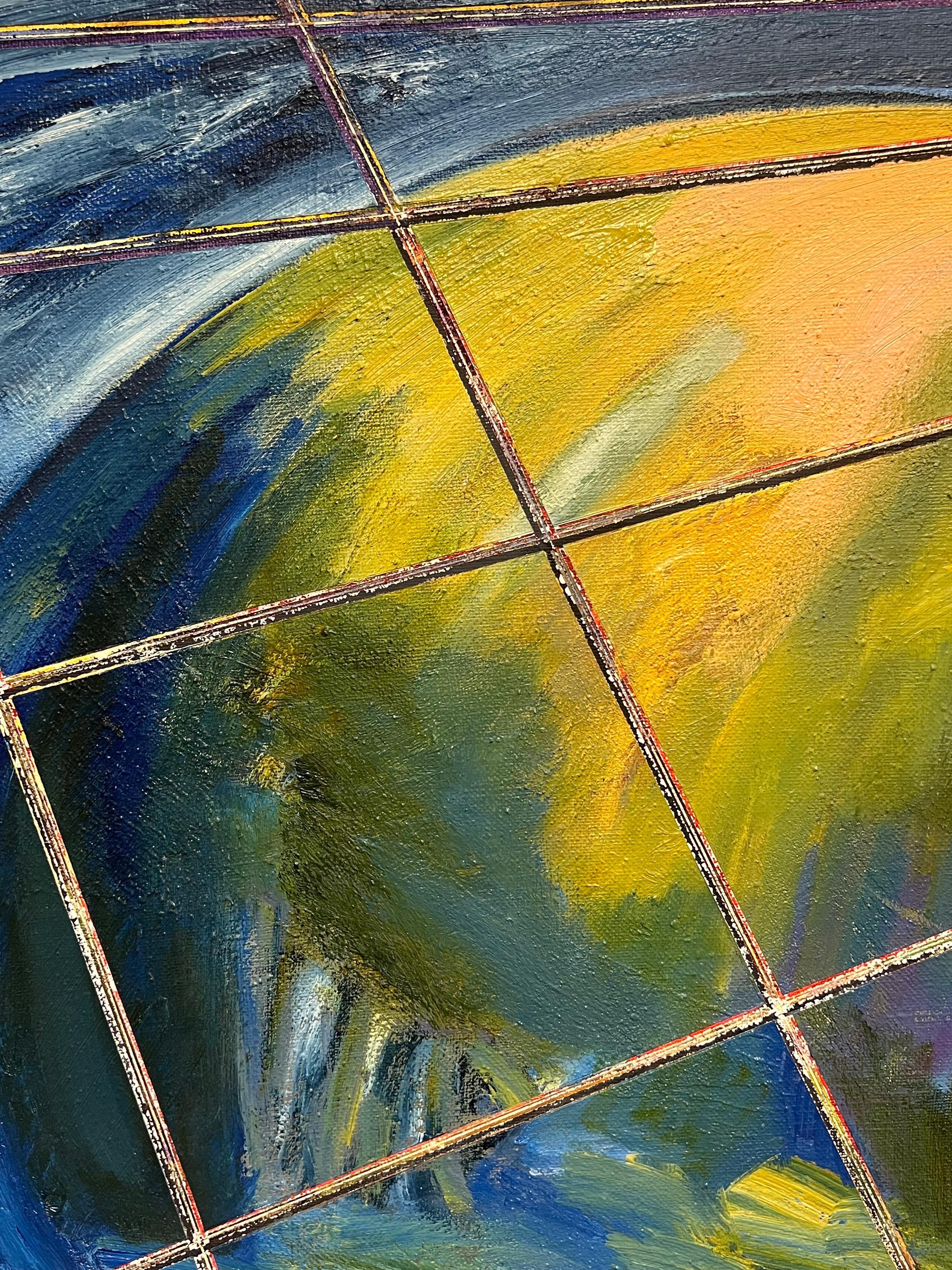 Abstrakt-expressionistische Komposition
von Gilbert Pelissier (Franzose, geboren 1924)
verso signiert und beschriftet
Ölgemälde auf Leinwand, ungerahmt
Größe der Leinwand: 18 x 22 Zoll
Zustand: insgesamt sehr gut, ein paar kleinere