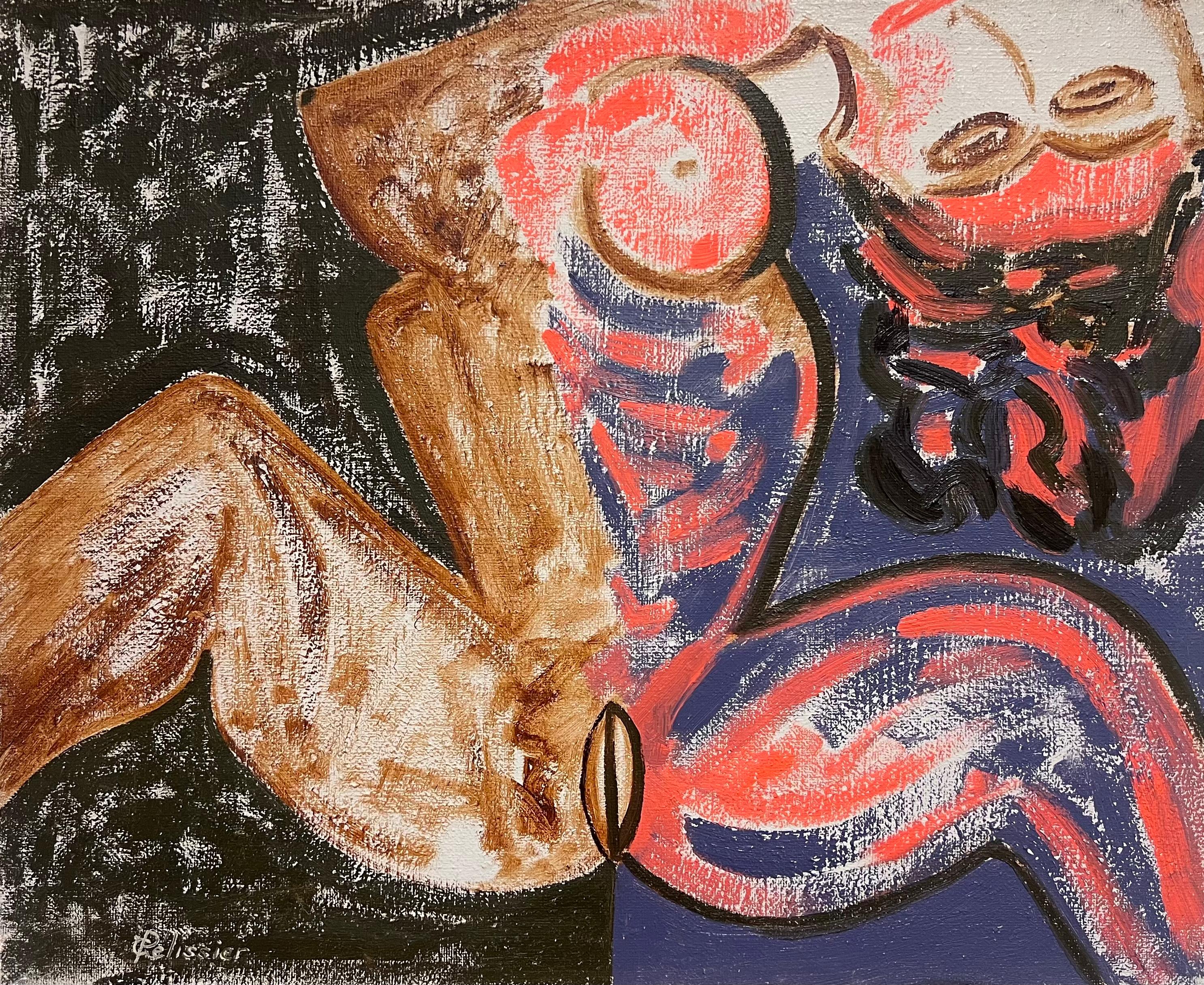 Ritratto astratto di donna nuda del XX secolo francese Stile e periodo Picasso