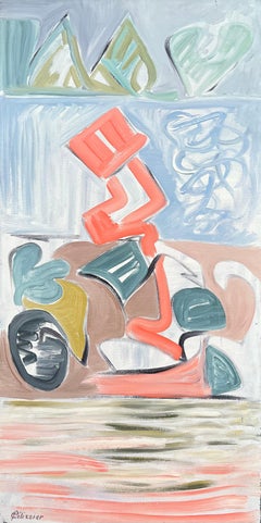 Forme in movimento del XX secolo francese Forme geometriche astratte Colori pastello