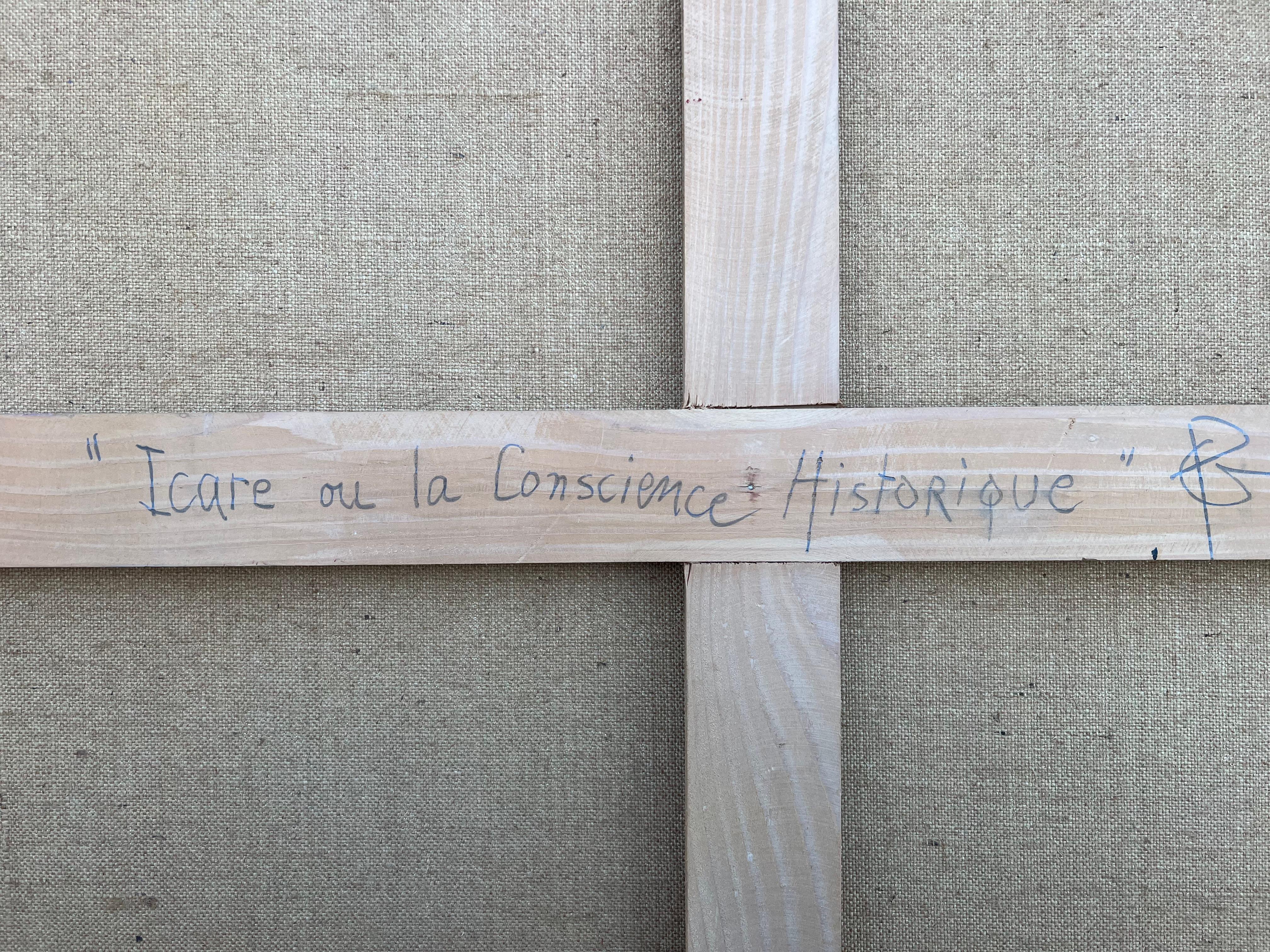 Forme in movimento del XX secolo francese Paesaggio marino astratto al crepuscolo Orizzonte lunare in vendita 5