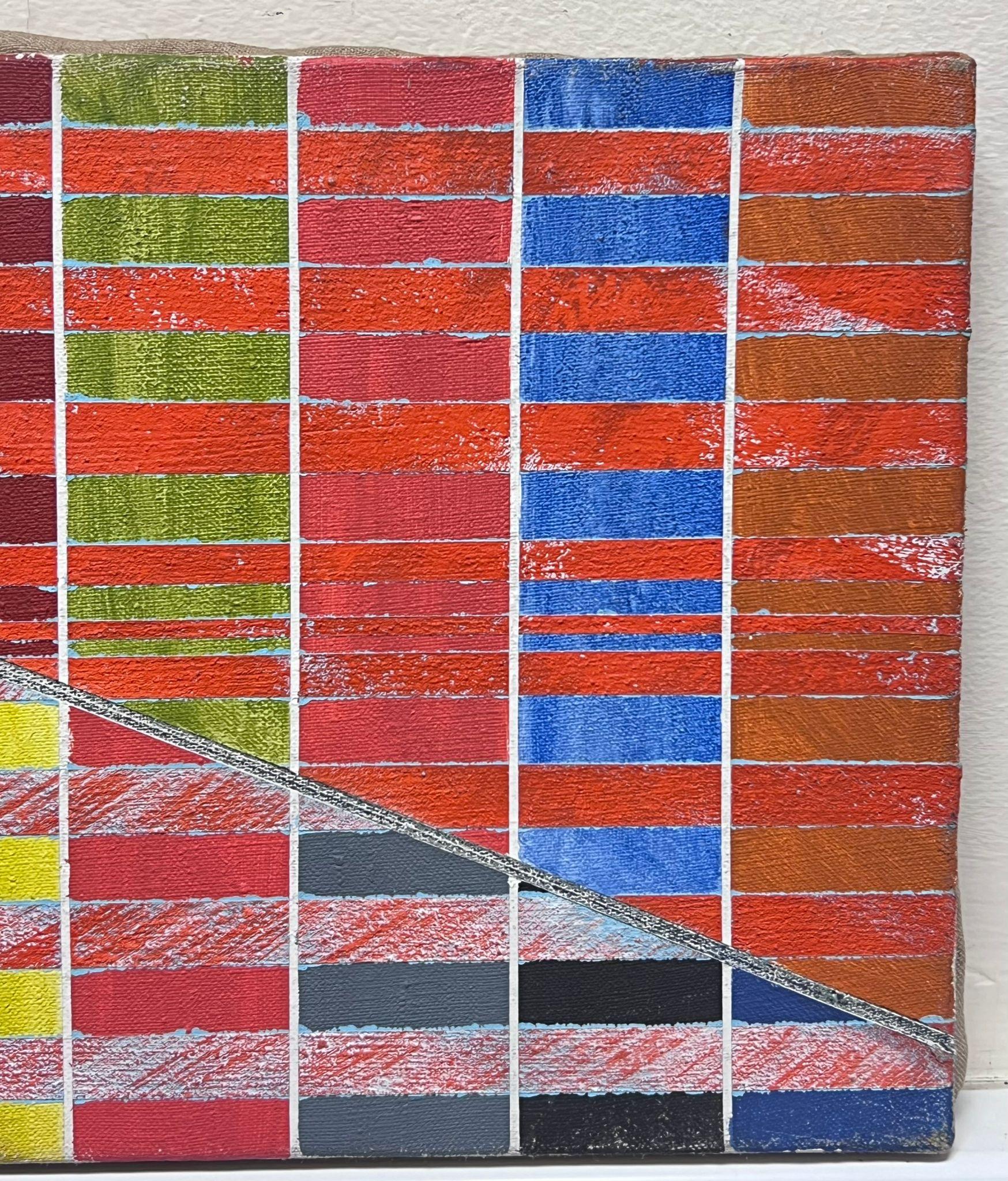 Composizione astratta
di Gilbert Pelissier (francese, 1924-2013)
dipinto a olio su tela, senza cornice
tela: 8 x 15,75 pollici
iscritto al verso
condizioni: nel complesso molto buone e piacevoli. L'opera è d'epoca ed è stata conservata nello studio