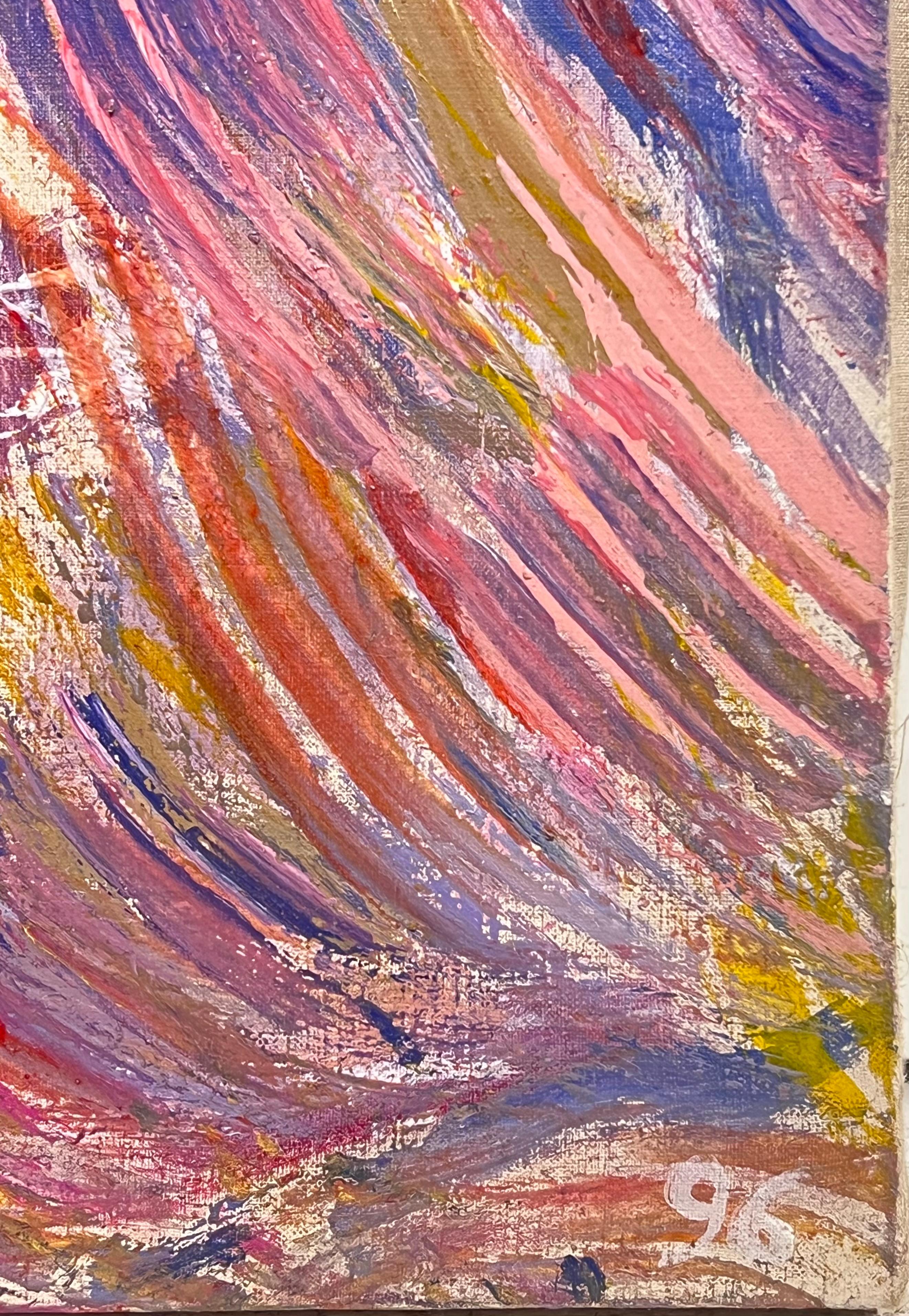 Composizione espressionista astratta
firmato da Gilbert Pelissier (francese, nato nel 1924)
dipinto a olio su tela, senza cornice
datato 96'
dimensioni della tela: 24 x 18 pollici
condizioni: complessivamente molto buone, alcuni lievi graffi