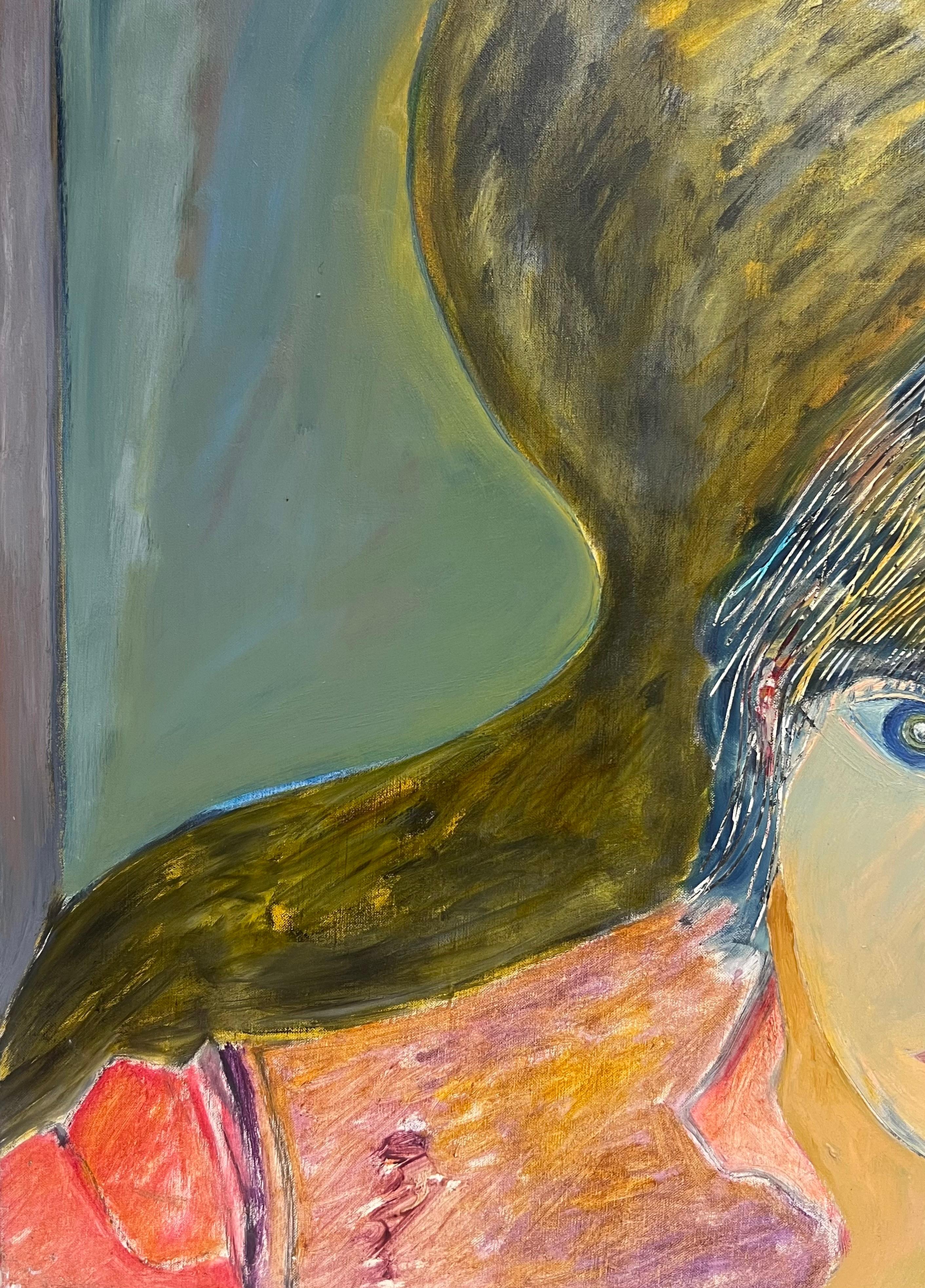 Composition expressionniste abstraite
signé par Gilbert Pelissier (français né en 1924)
peinture à l'huile sur toile, non encadrée
taille de la toile : 22 x 18 pouces
état : très bon dans l'ensemble, quelques petites éraflures de surface dues au