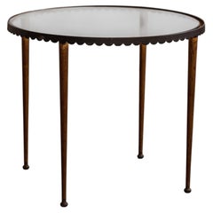 Gilbert Poillerat Art Deco Side Table, 1940s