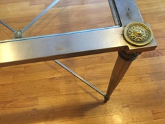 Gilbert Poillerat Attributed French Art Deco Center Hall Table