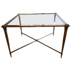 Gilbert Poillerat Attributed French Art Deco Center Hall Table