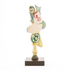 " Jonas et la Baleine " . 1989 . sculpture RECTO / VERSO