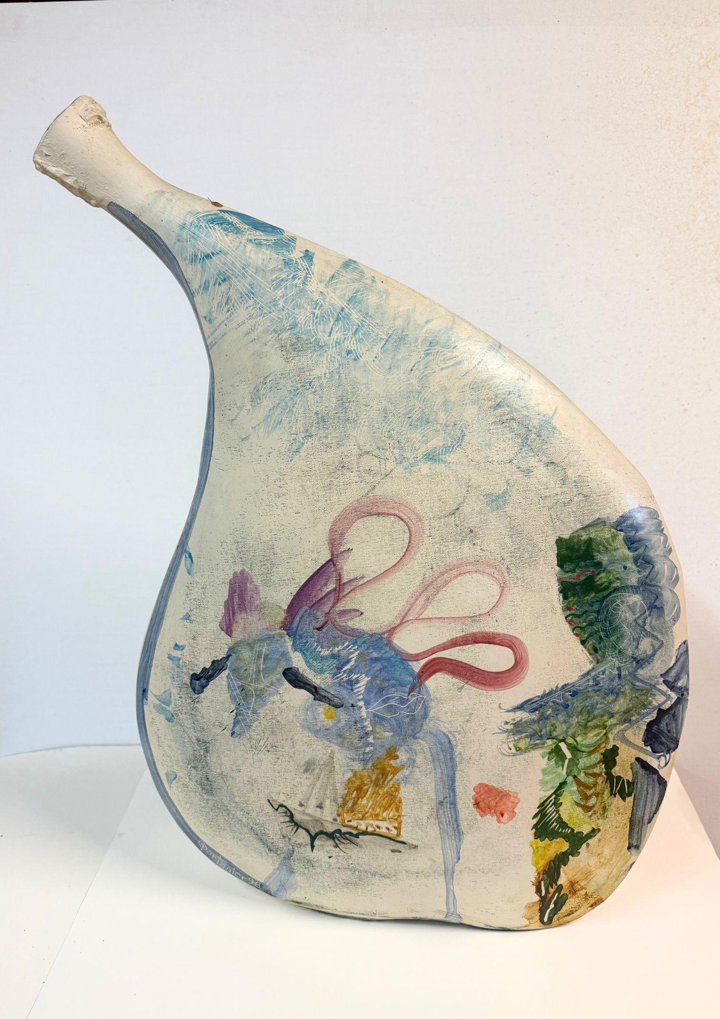 Vase exceptionnel - Sculpture by gilbert Portanier 