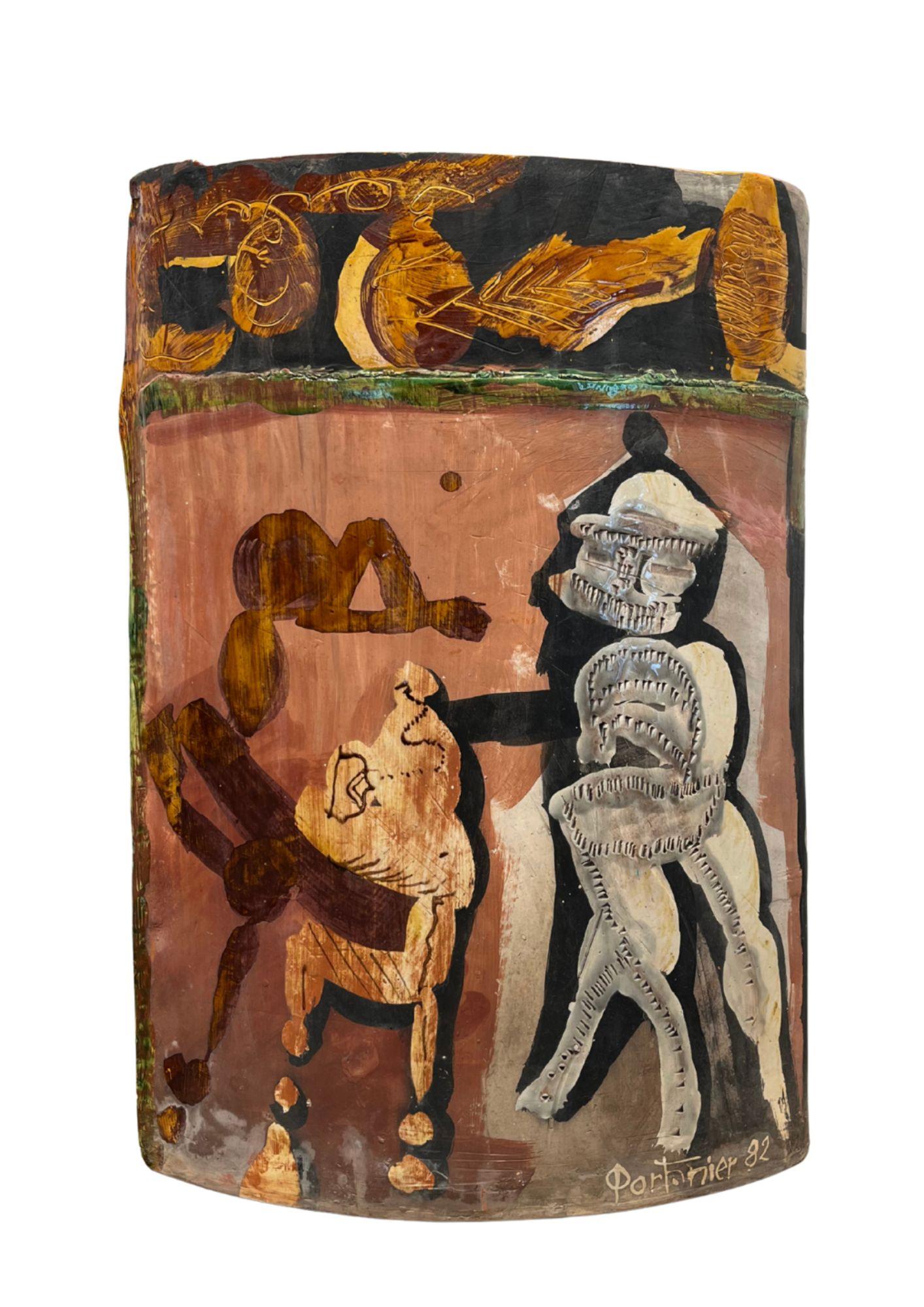 Vase rectangulaire élancé