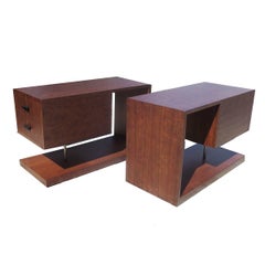 Gilbert Rohde / Herman Miller Refinished 1939 Art Deco End Tables