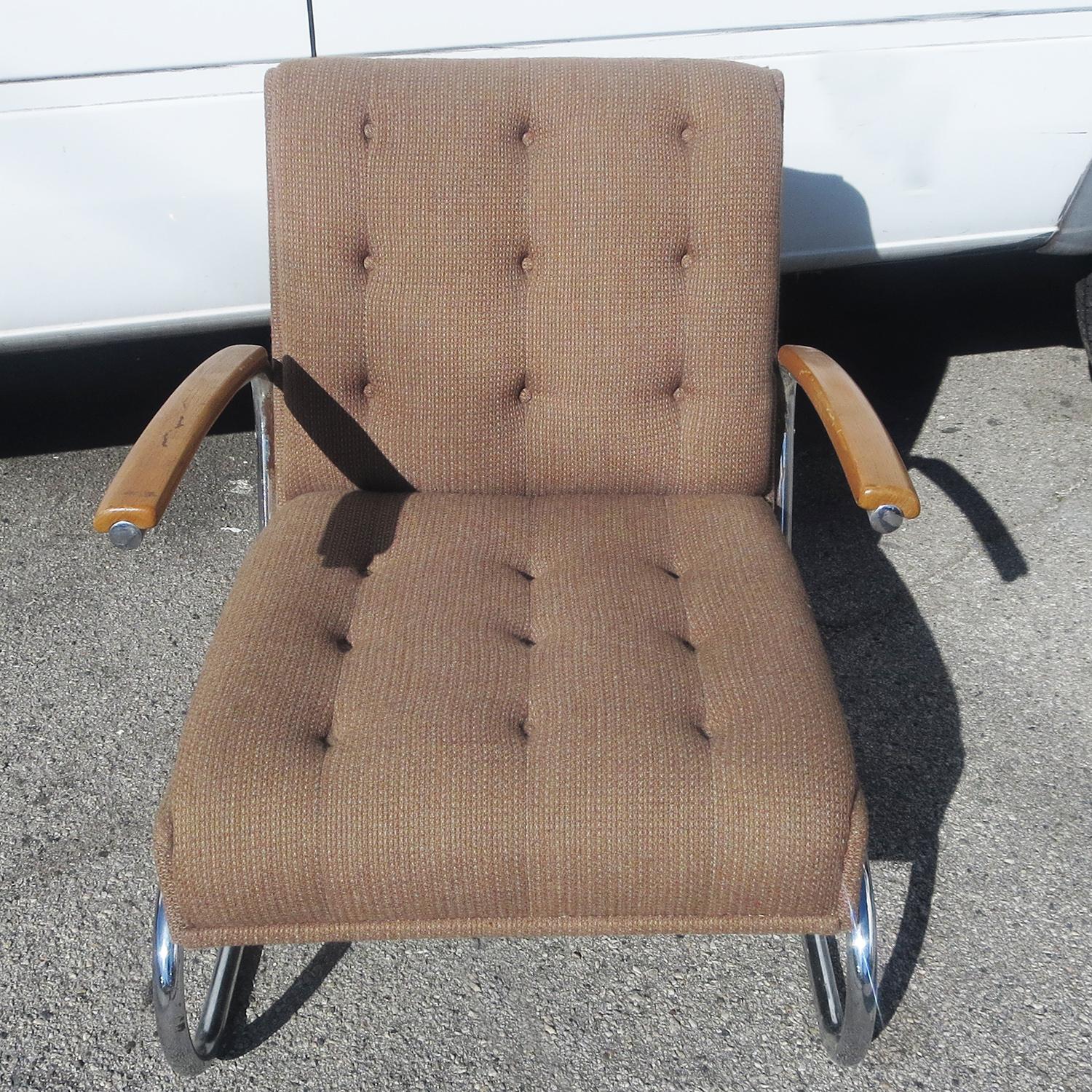 American Gilbert Rohde Armchair, Troy Sunshade Co. For Sale