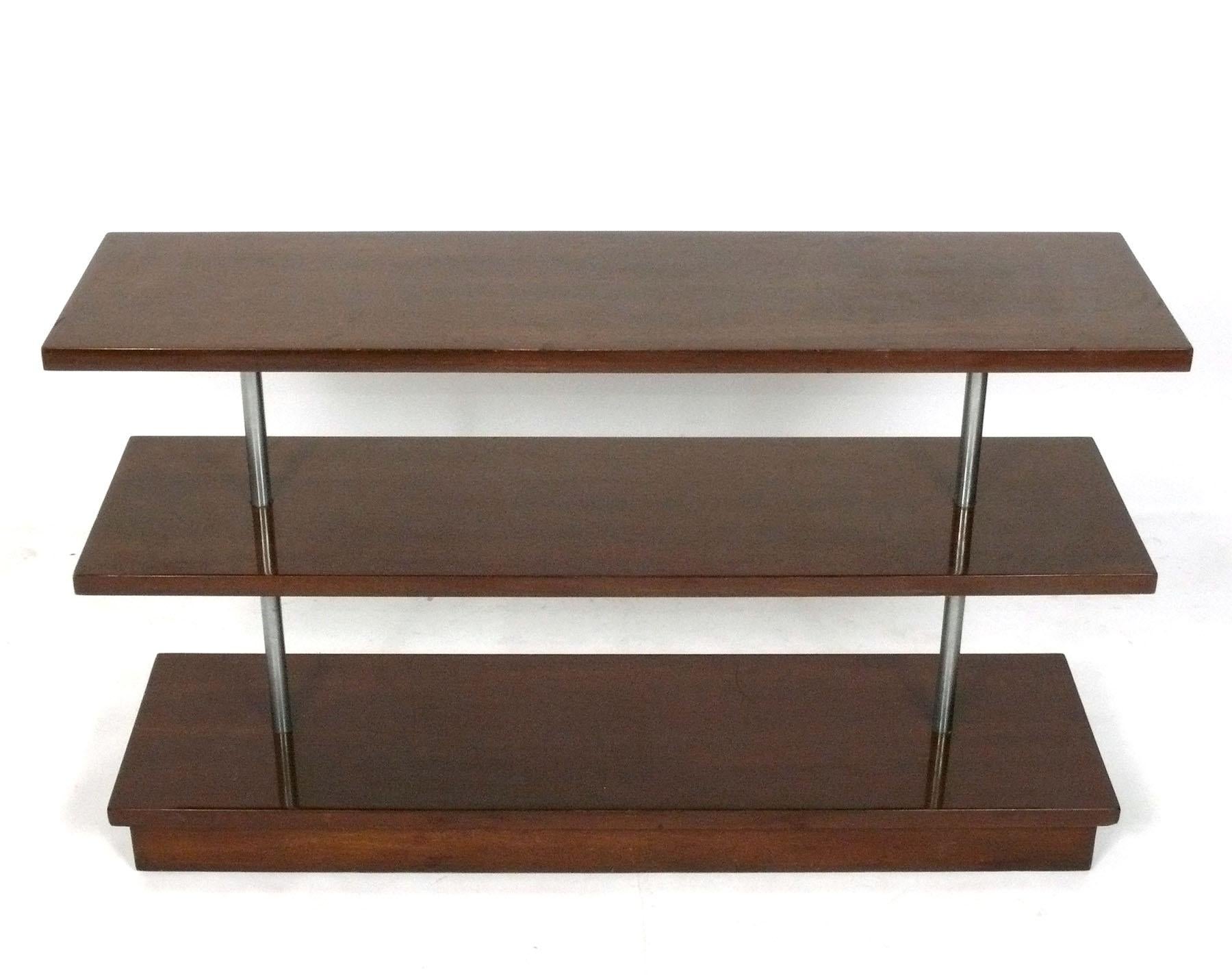 Art Déco Libreria Art Deco Gilbert Rohde di Herman Miller Rifinita in vendita