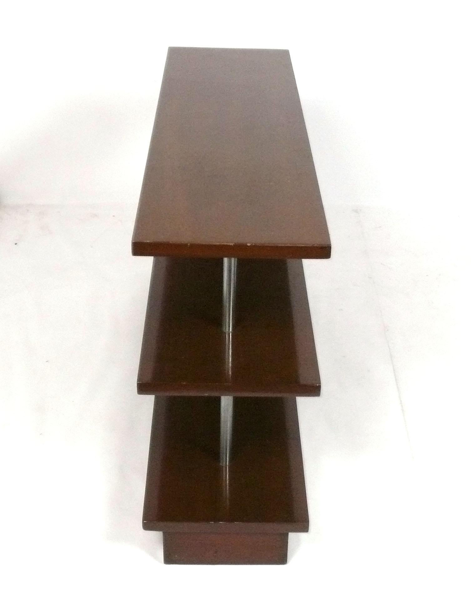 Americano Libreria Art Deco Gilbert Rohde di Herman Miller Rifinita in vendita