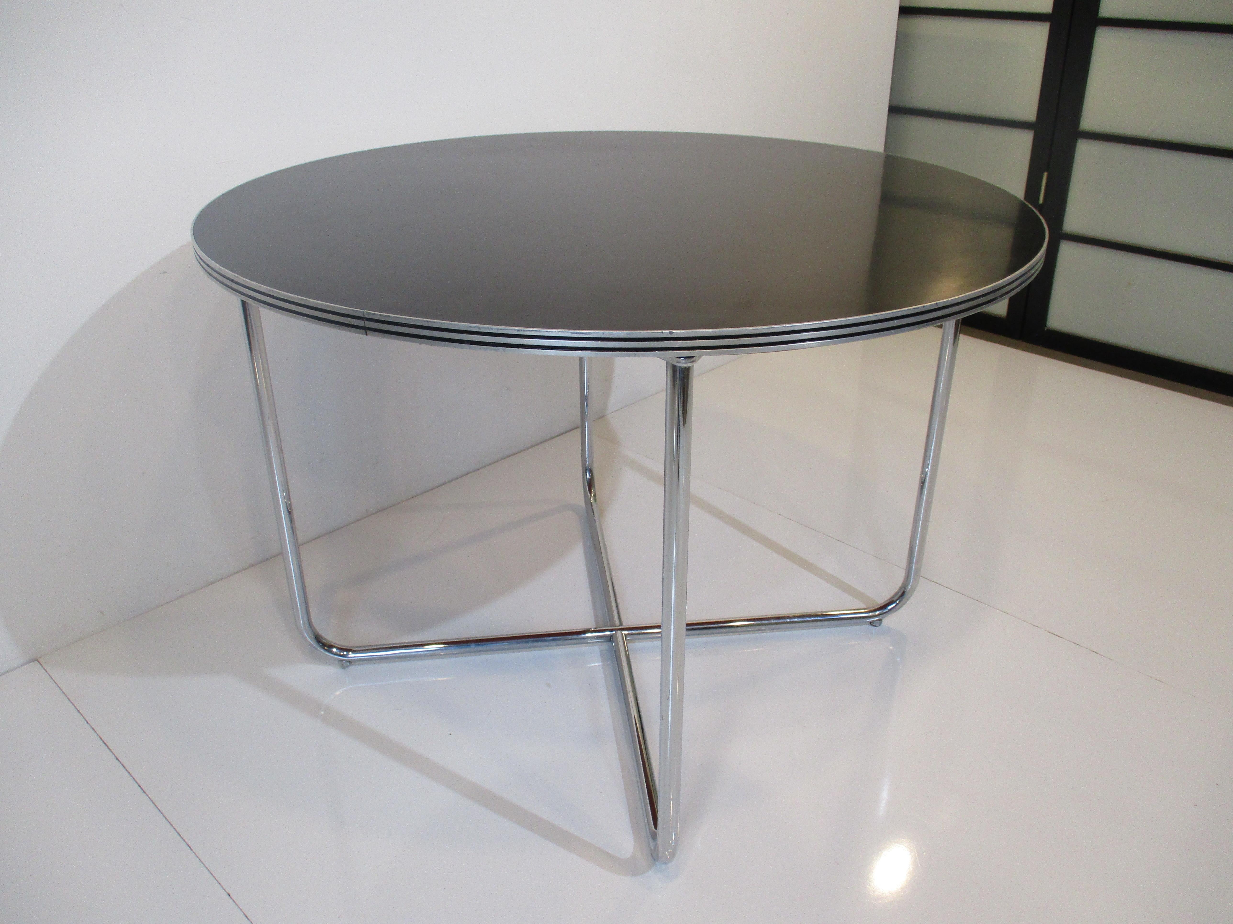 Gilbert Rohde Art Deco Dinning Table for Troy Sunshade 2