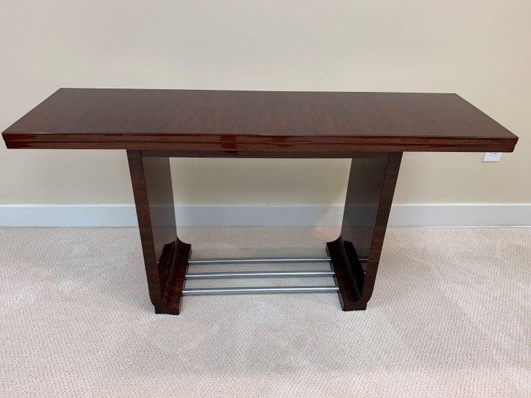 Gilbert Rohde Art Deco Console Table, Herman Miller Console Table