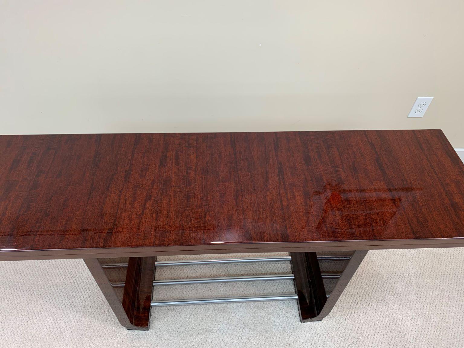 Lacquered Rare Gilbert Rohde Art Deco  Console Table for Herman Miller Circa 1934