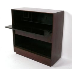 Gilbert Rohde Art Deco Paldao Cabinet Refinished Drop Front Secretary Bookcase