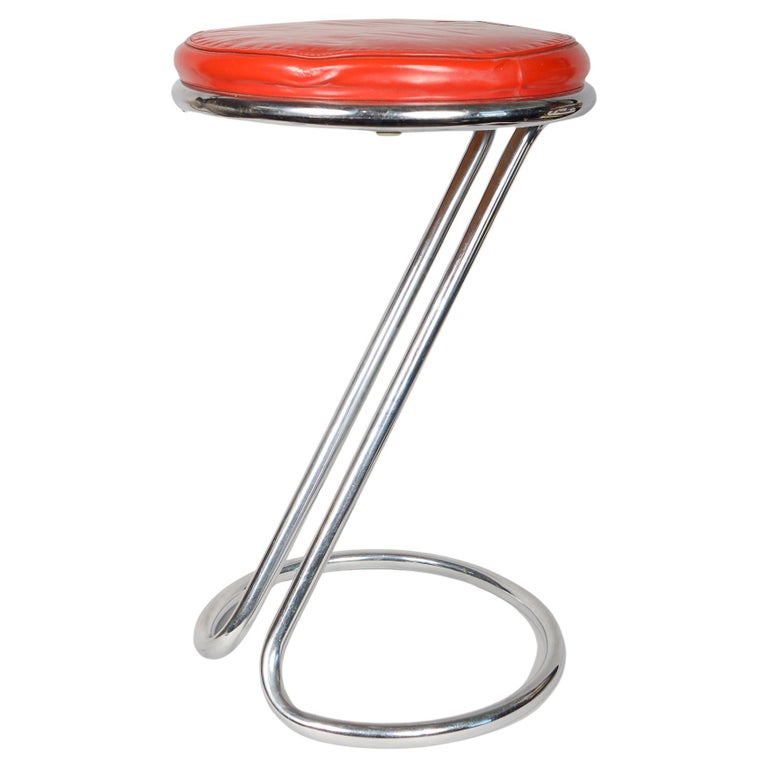 Gilbert Rohde Art Deco Z Stool for Troy Sunshade For Sale at 1stDibs
