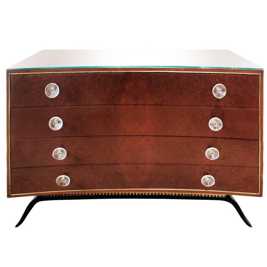 Gilbert Rohde Beautifully Crafted Chest of Drawers in India Rosewood, 1939