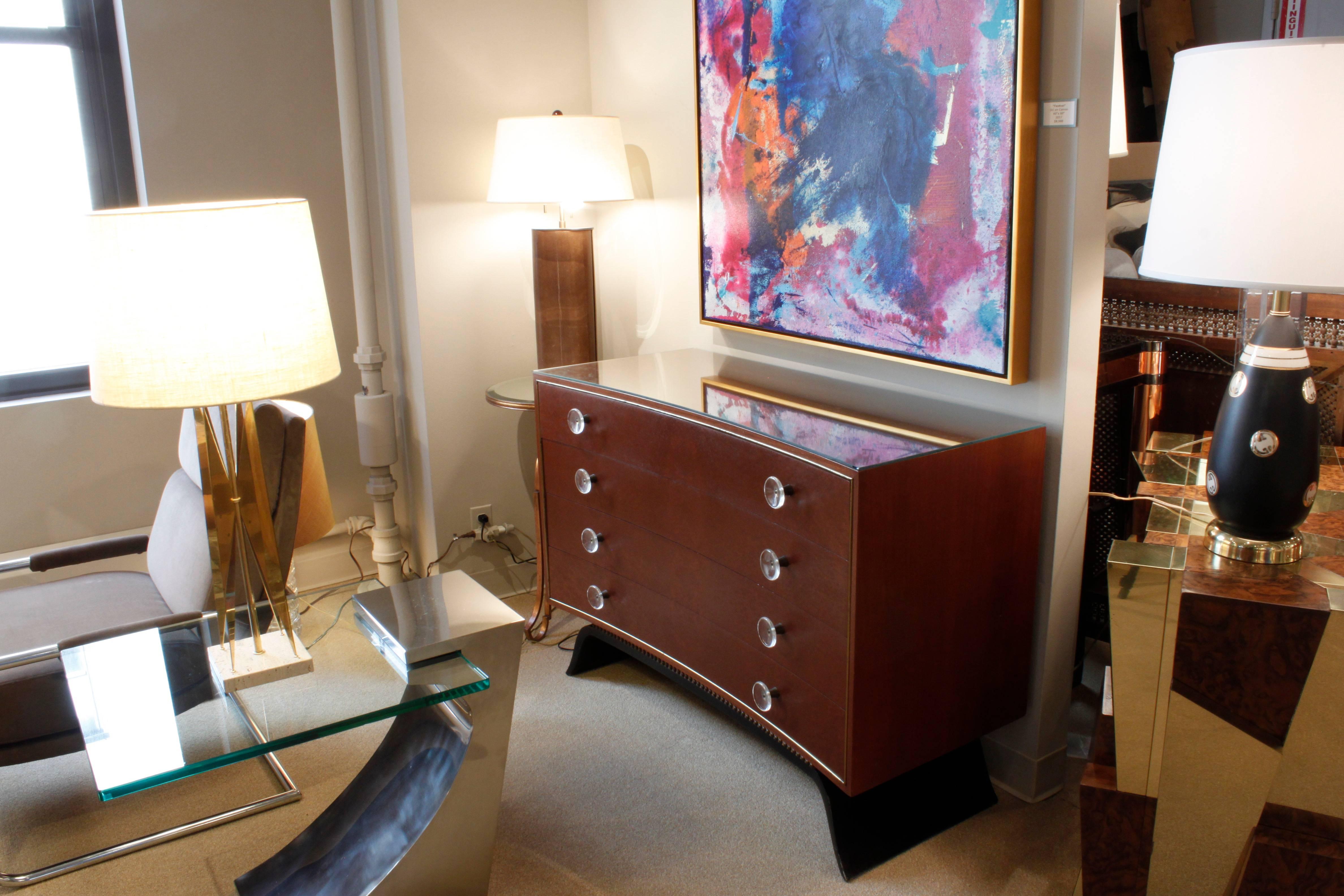 Mid-20th Century Gilbert Rohde Beautifully Crafted Chest of Drawers in India Rosewood, 1939